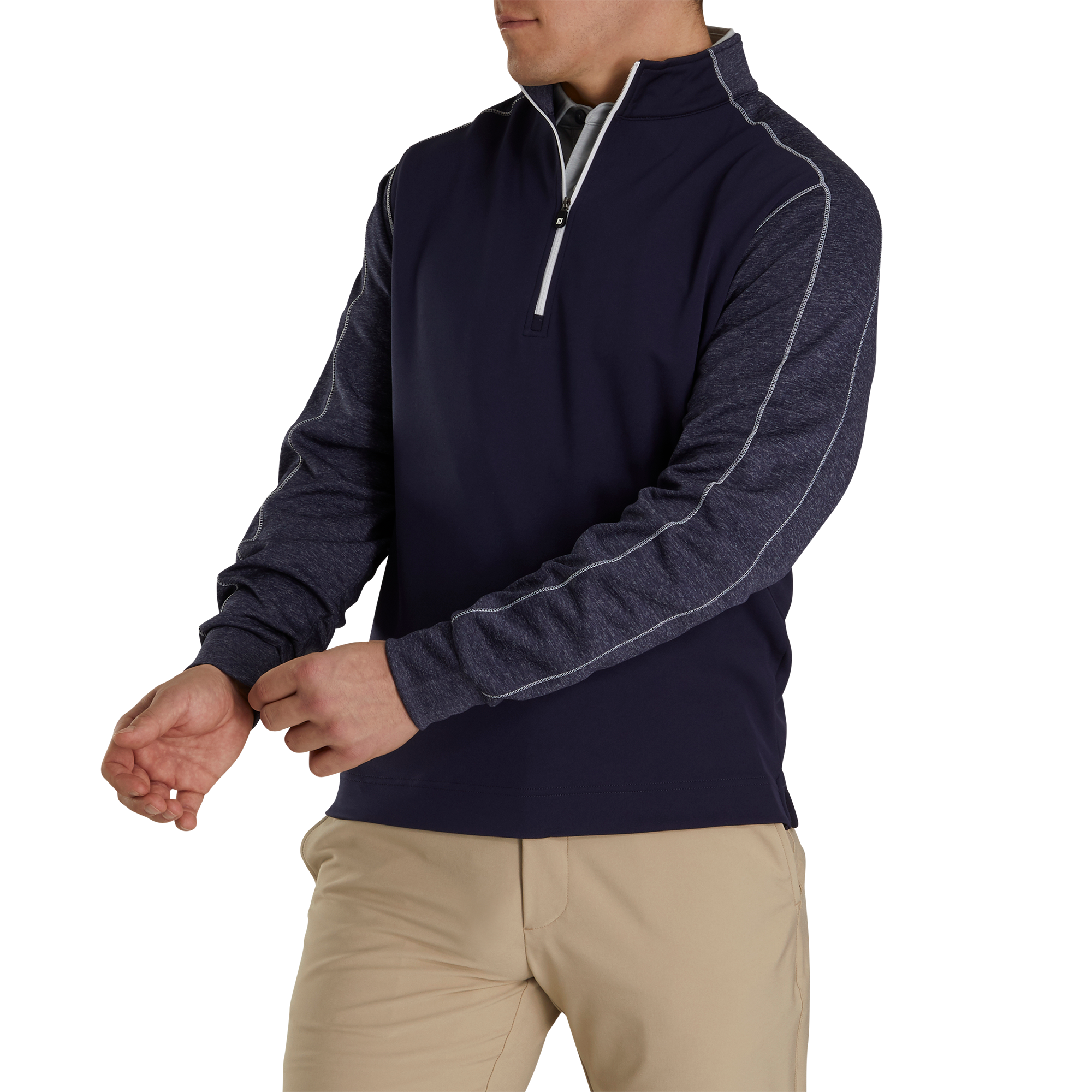 Tonal Heather Mid-Layer