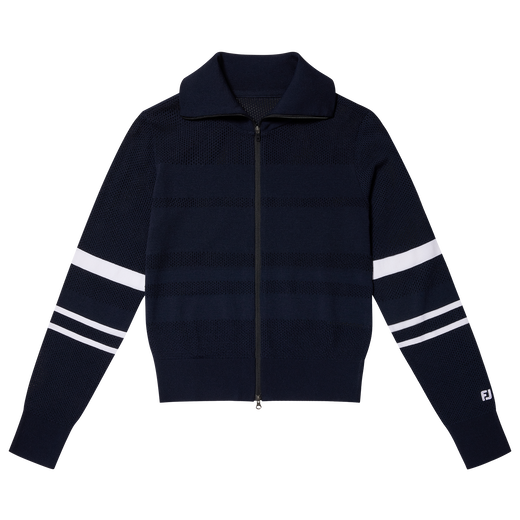 여성 세일러 니트 집업