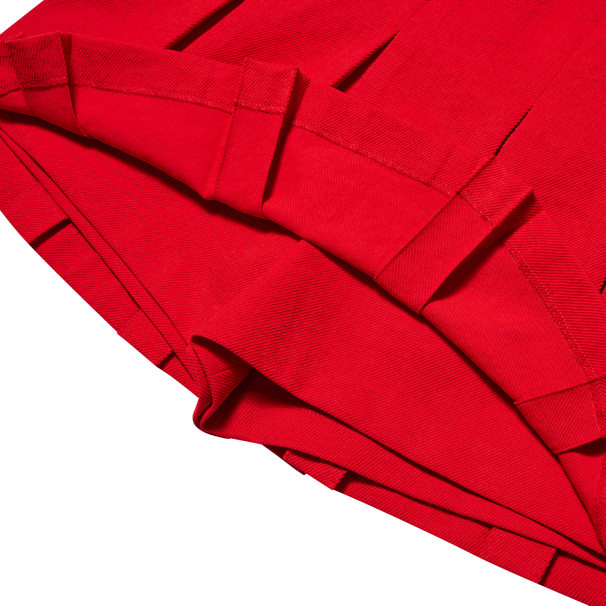 여성 트윌 플리츠 스코트