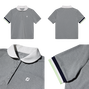 Round Collar Polo Shirt Women
