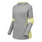 Grey / Heather Lime