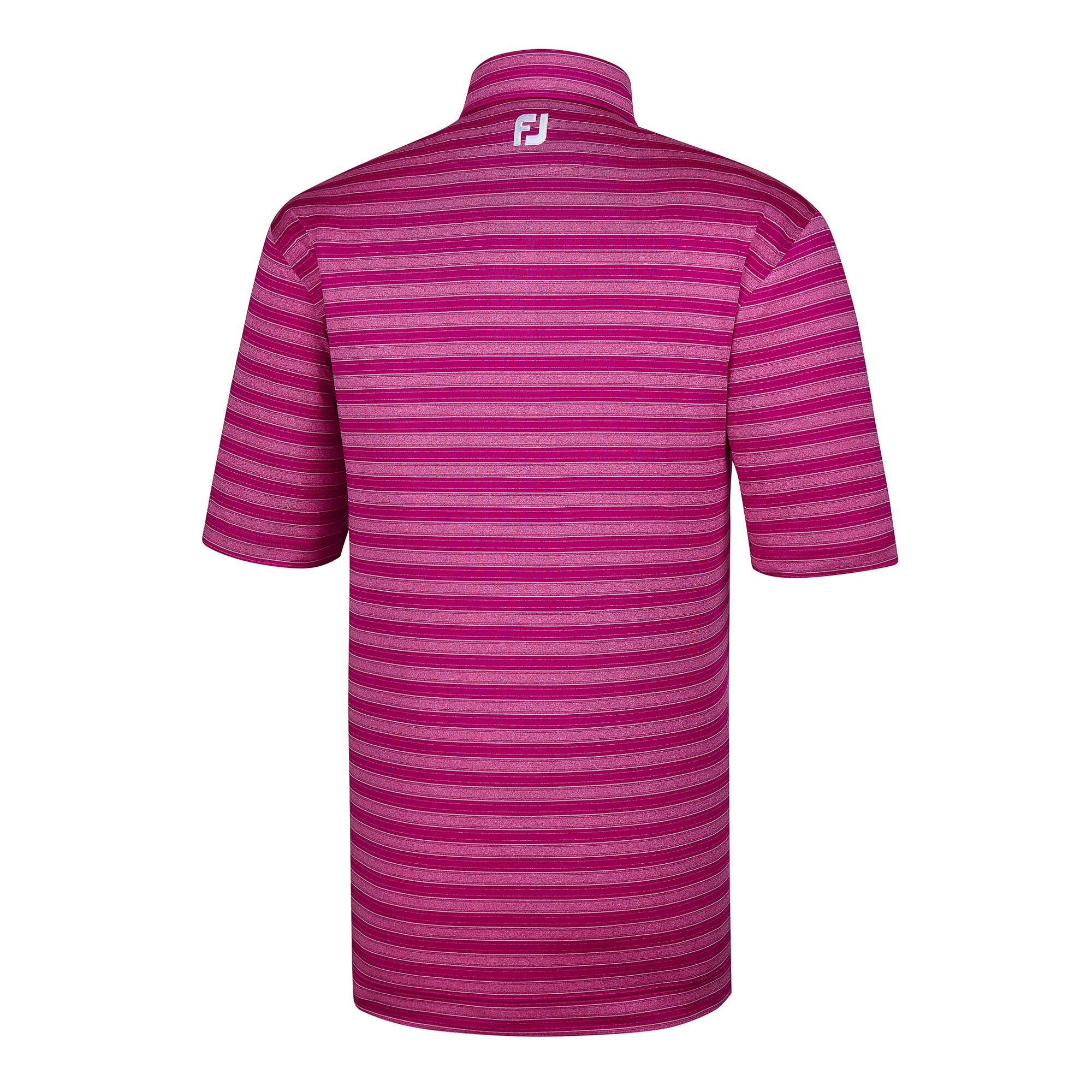 Stretch Lisle Tonal Stripe Self Collar