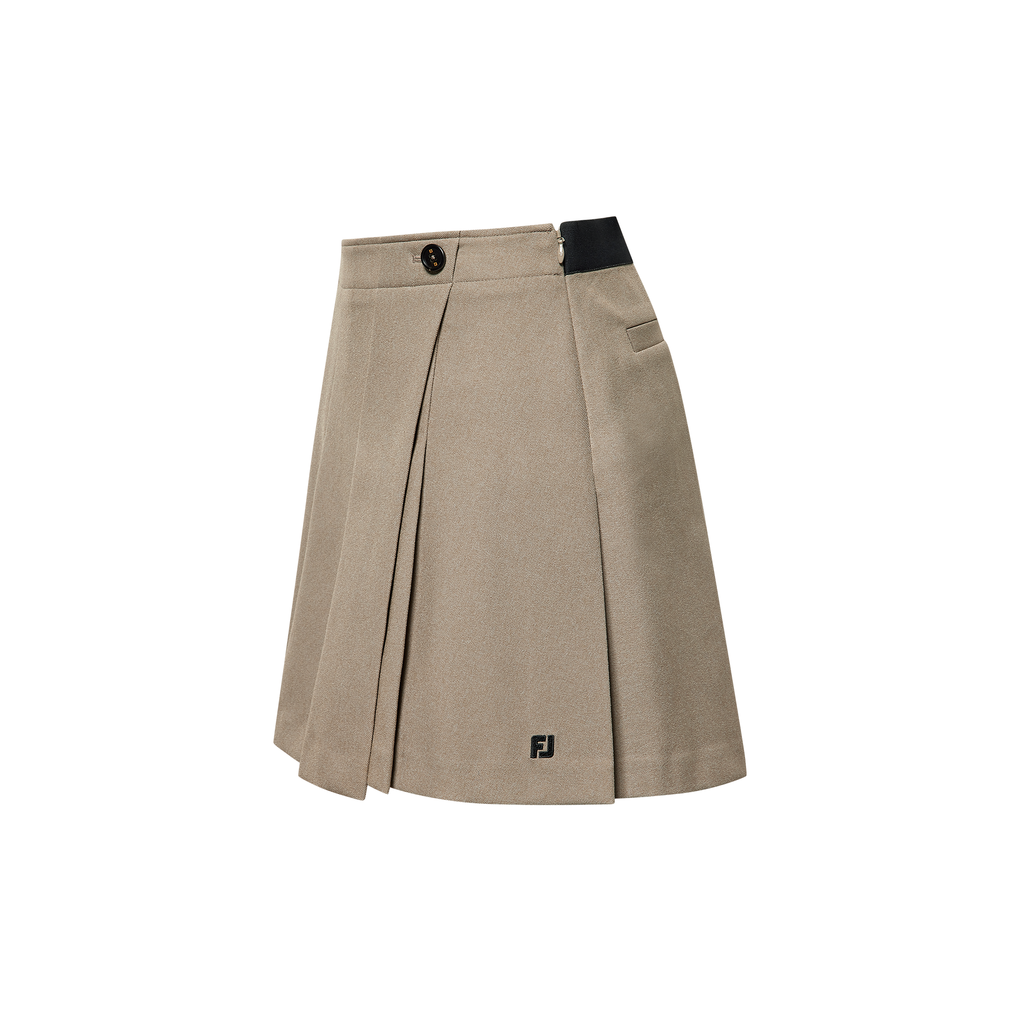 여성 롱 플리츠 스코트