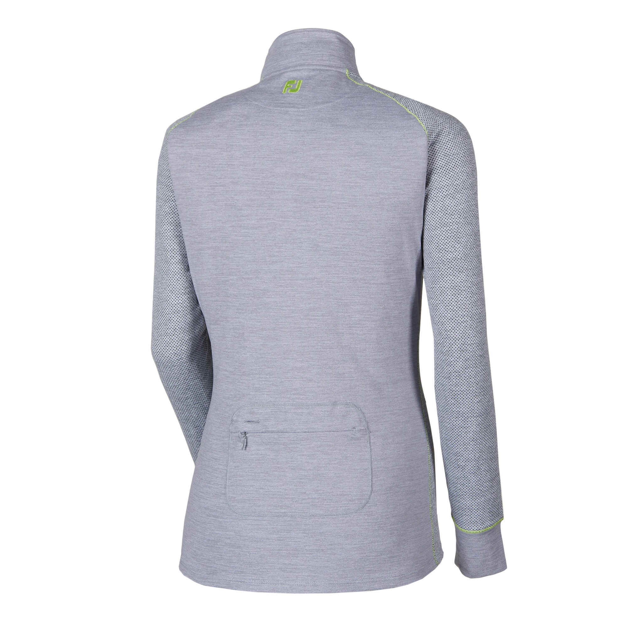 Jacquard Dot Half-Zip Women