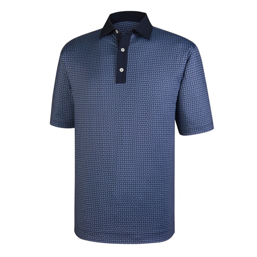 Lisle Paisley Print Self Collar