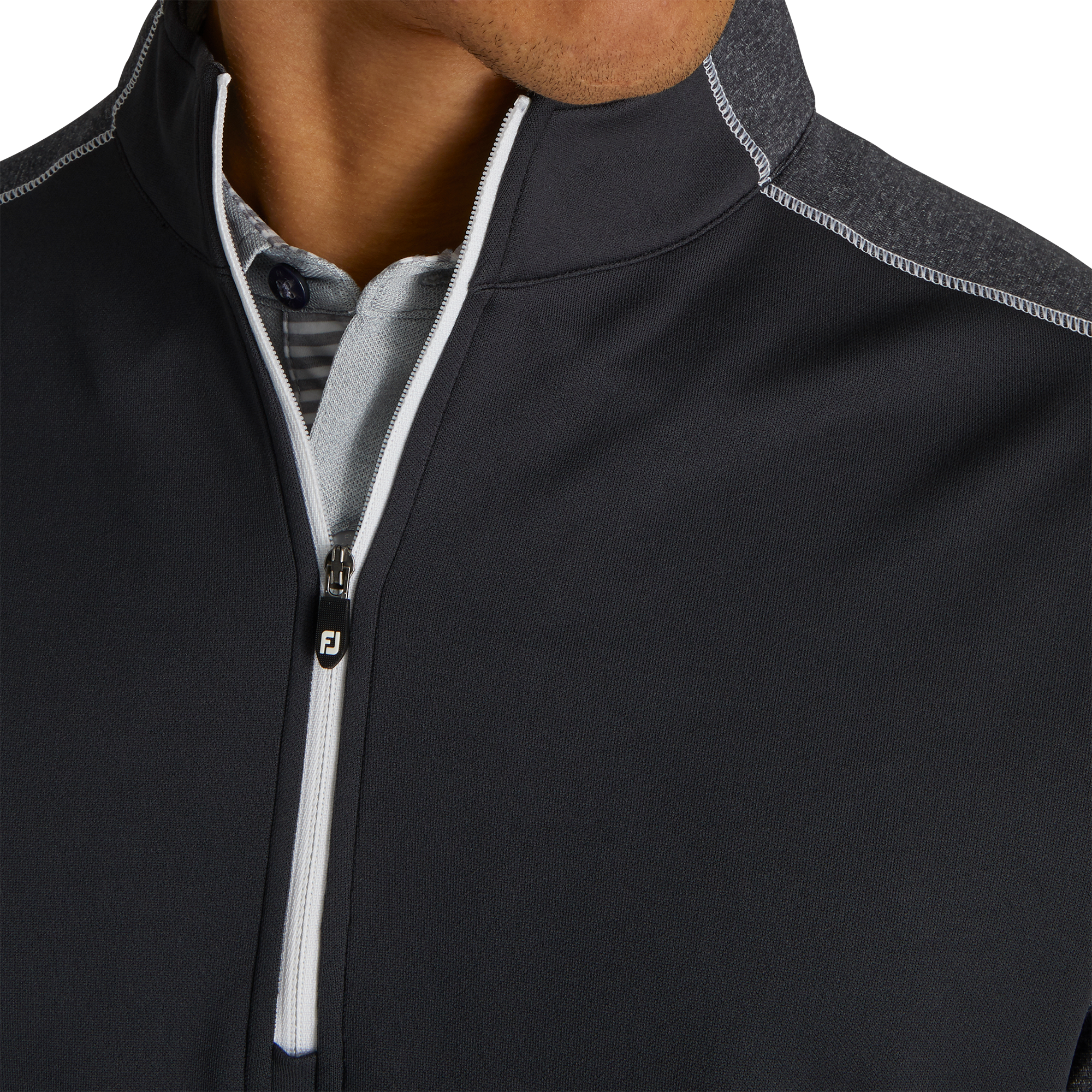 Tonal Heather Mid-Layer