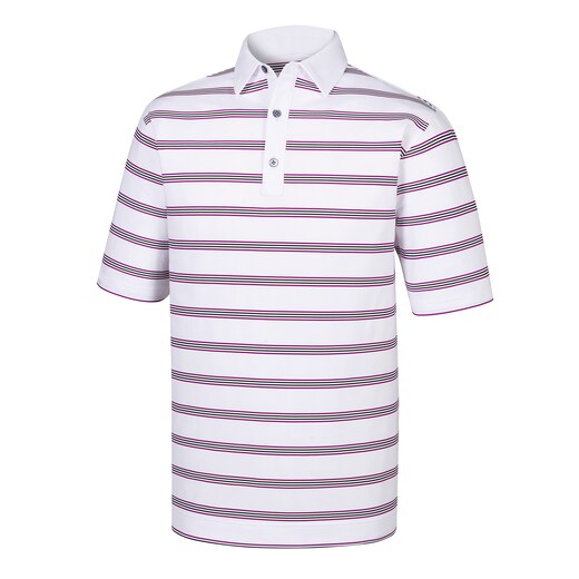 Stretch Lisle Open Stripe Self Collar-Previous Season Style
