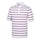 Stretch Lisle Open Stripe Self Collar