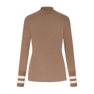 BRUSHED HIGH NECK SHIRT WMN