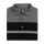 Heather Color Block Lisle Self Collar - FJ Tour Logo