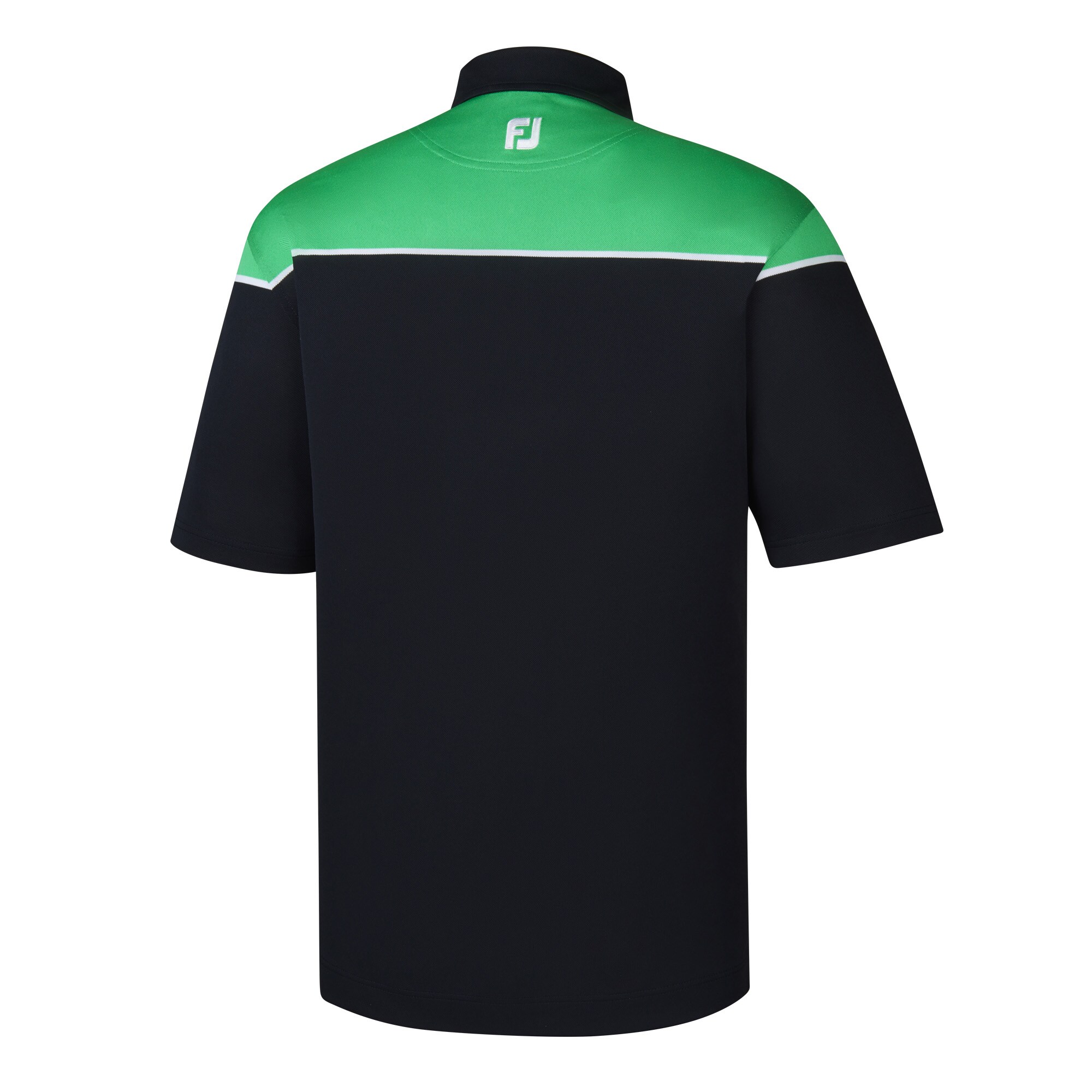 Color Block Pique Self Collar