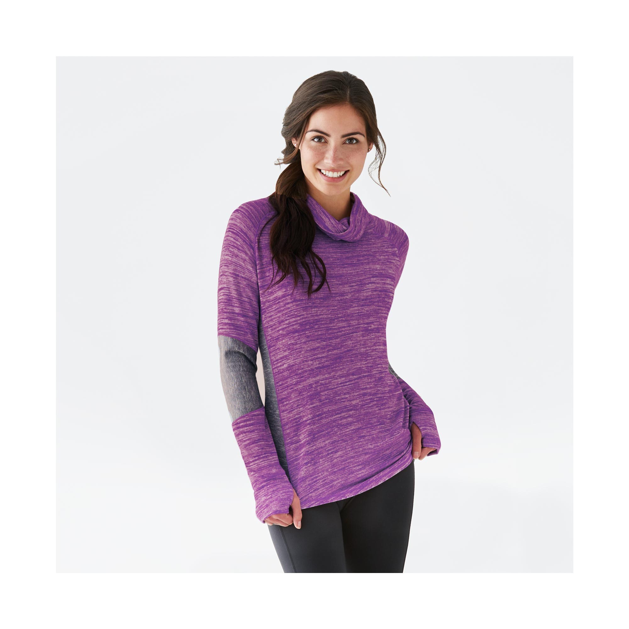 Cowl Neck Pullover Hoodie Women
