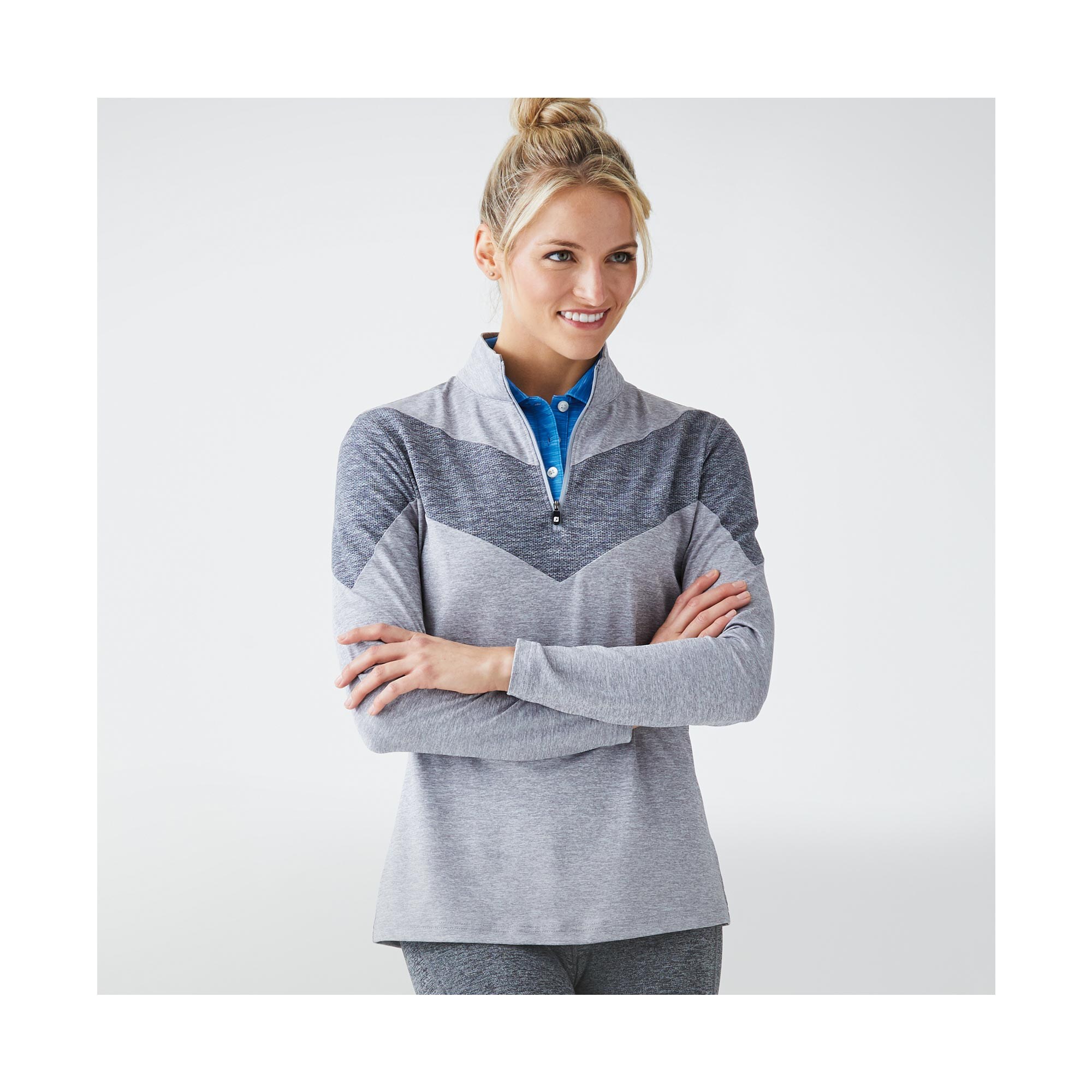 Engineered Jersey Half-Zip Women