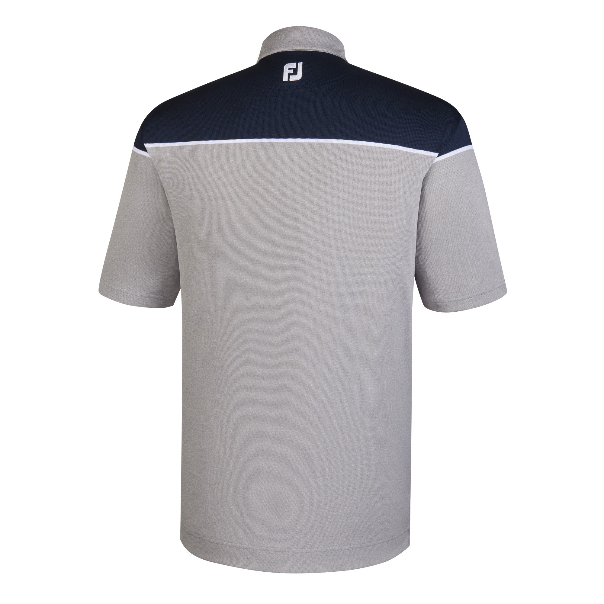 Color Block Pique Self Collar
