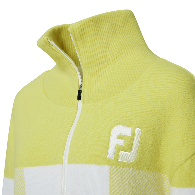 1/2 ZIP LONG KNIT WMN