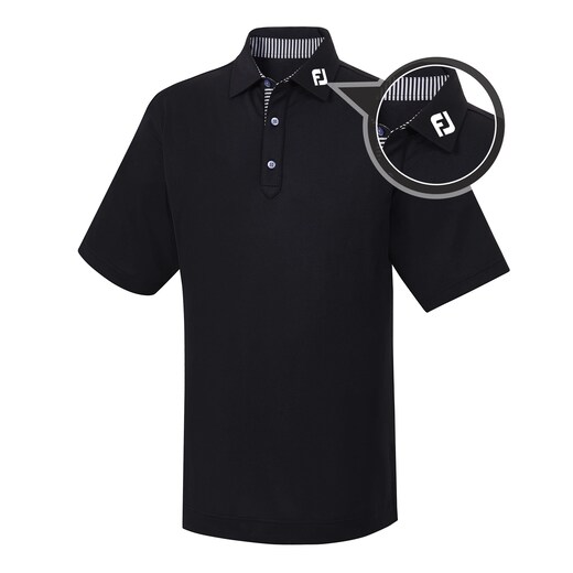 Stretch Pique Self Collar - FJ Tour Logo