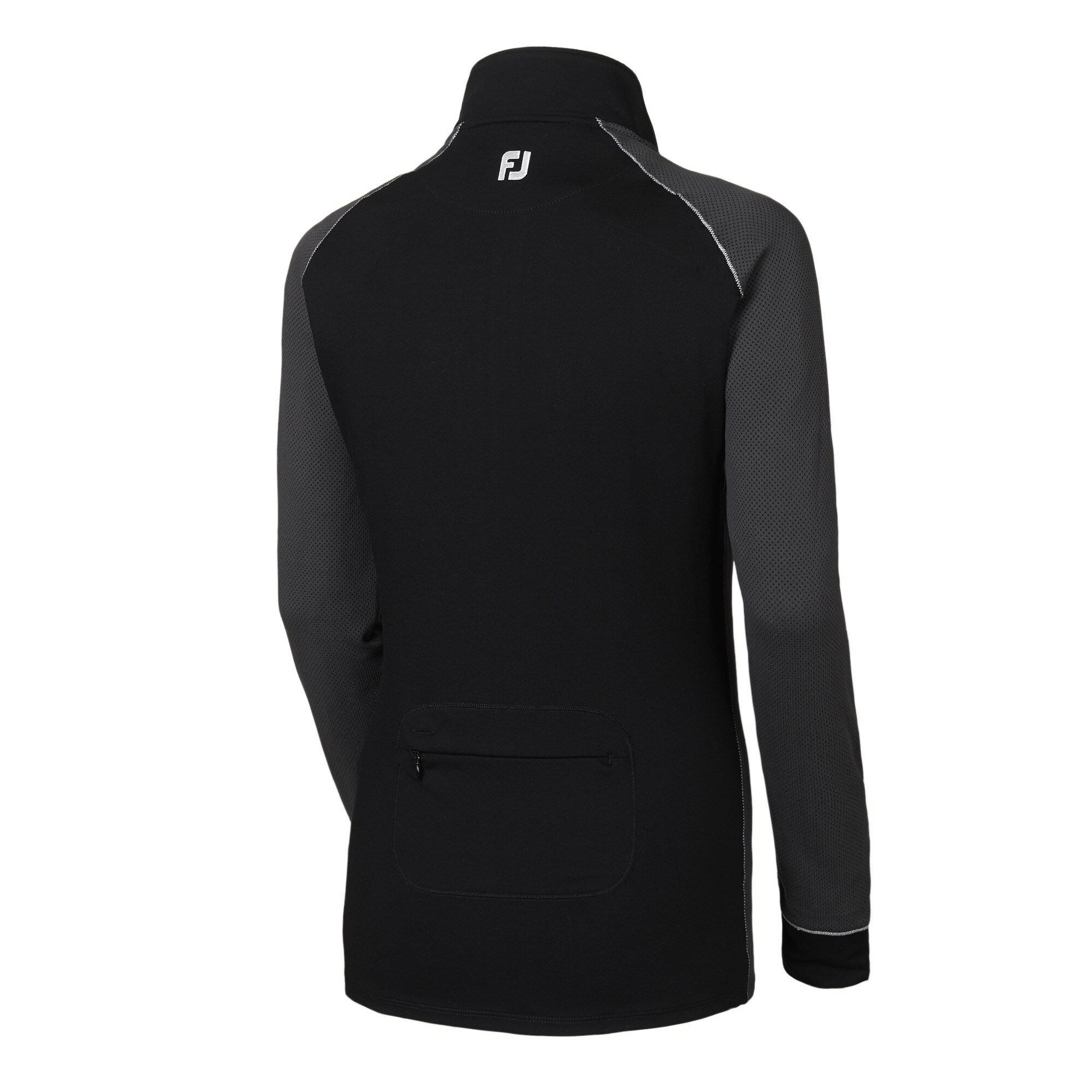 Jacquard Dot Half-Zip Women
