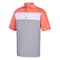 Heather Grey / White / Coral