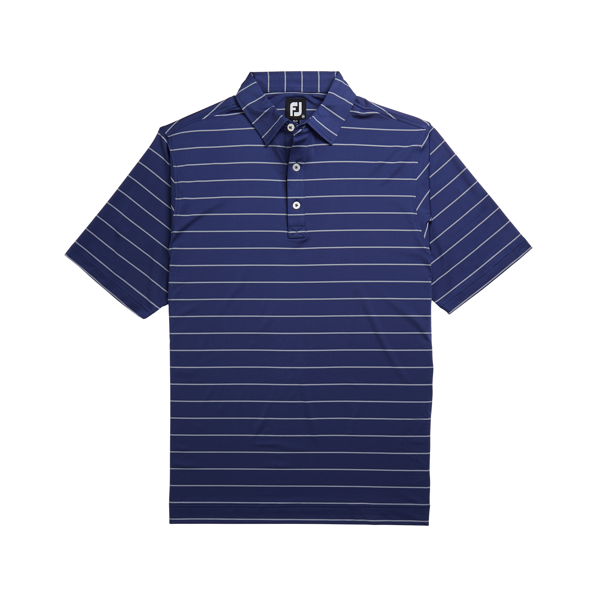 Lisle Double Pin Stripe Self Collar