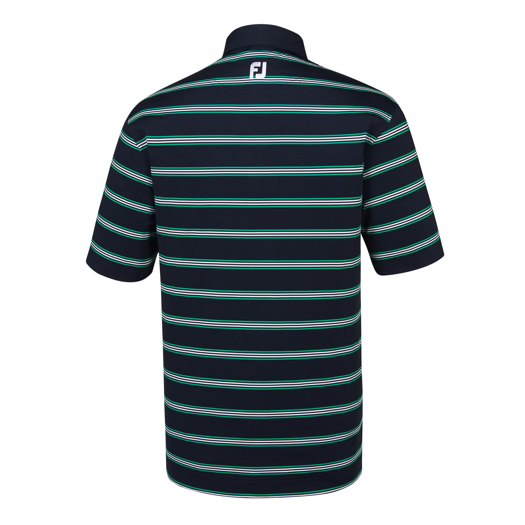 Stretch Lisle Open Stripe Self Collar