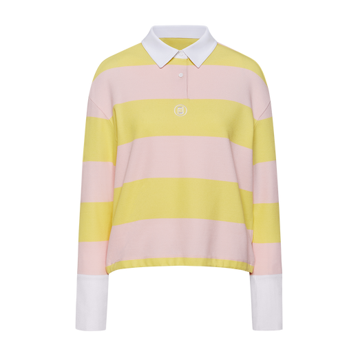 Stripe Polo Shirt Women
