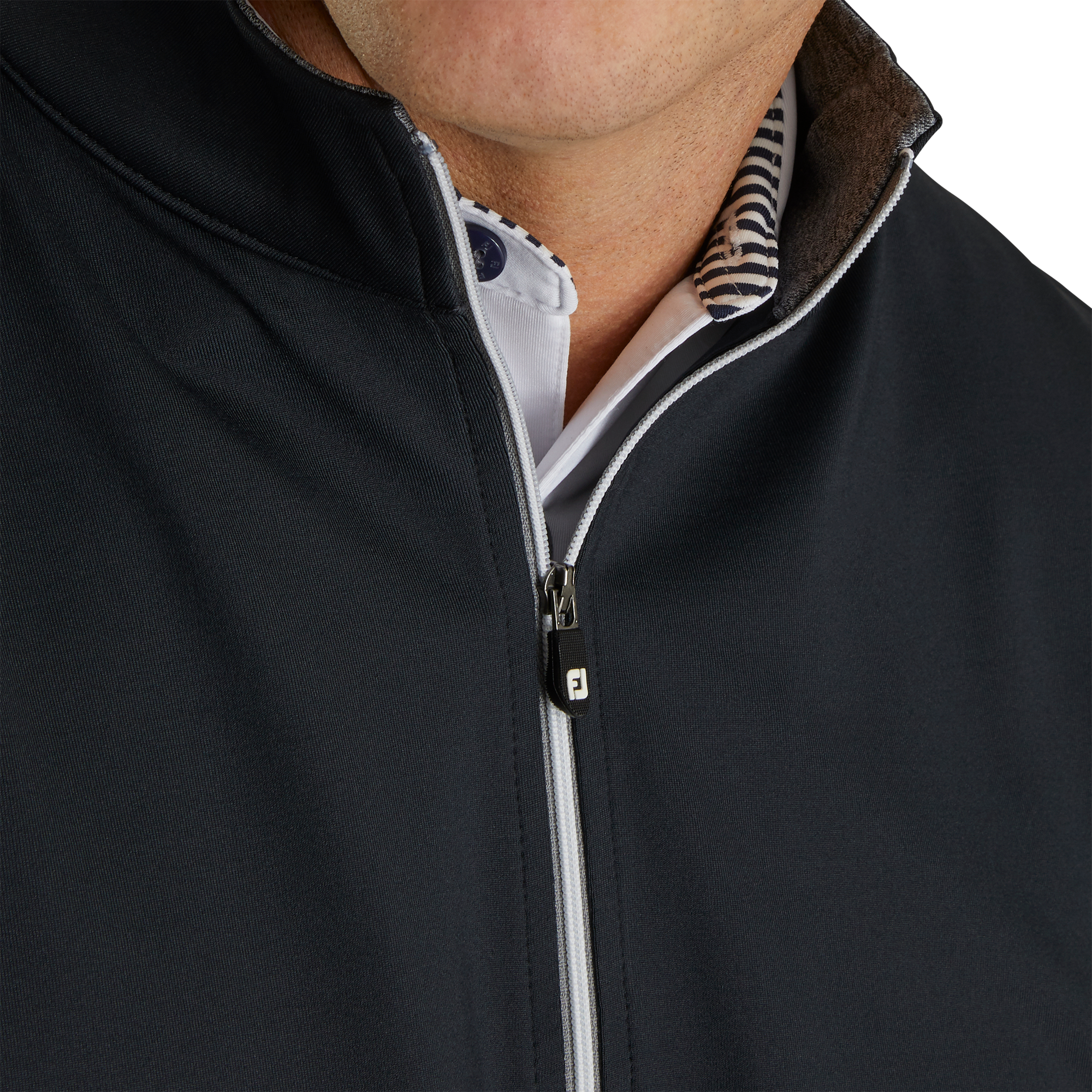 Half-Zip Jersey Vest