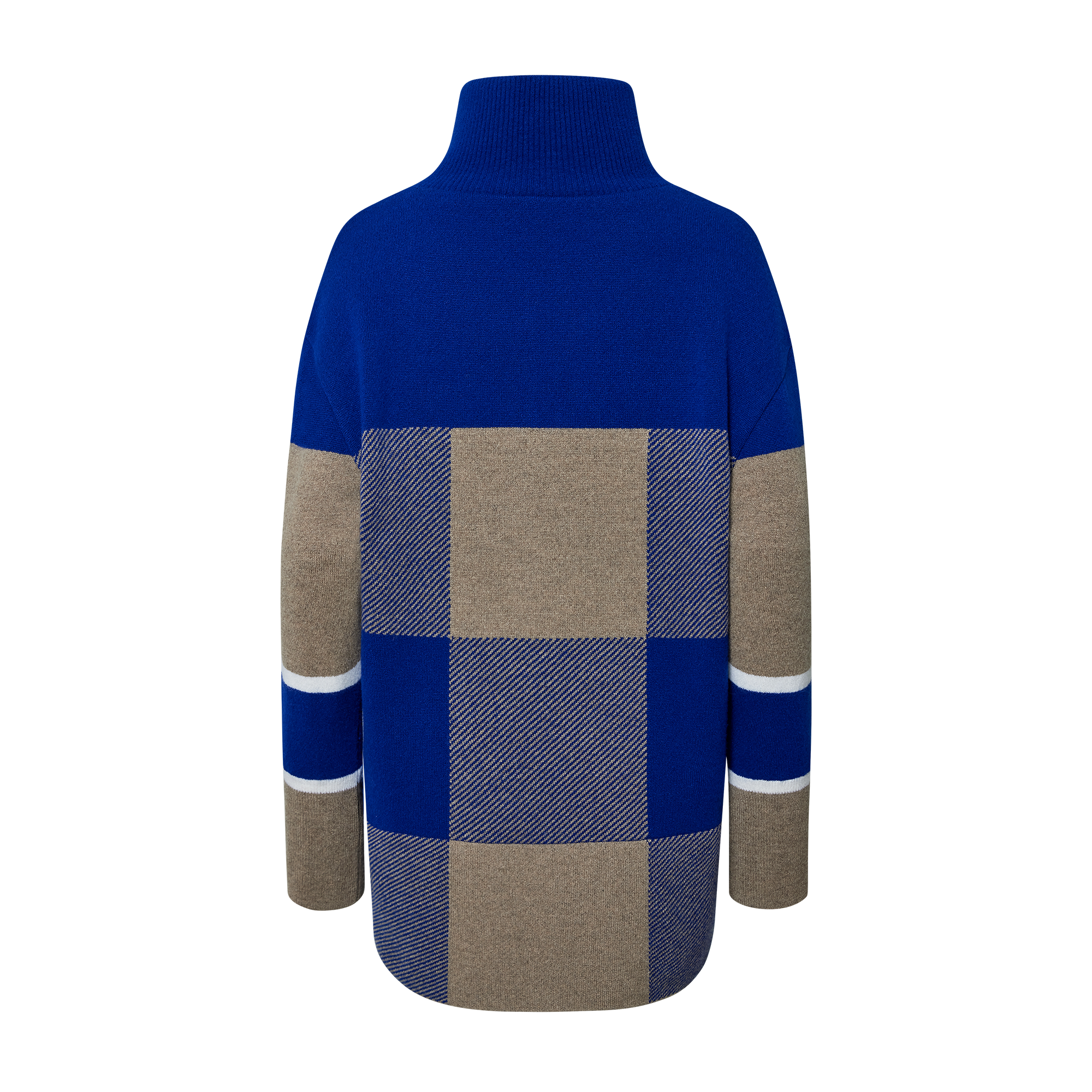 1/2 ZIP LONG KNIT WMN