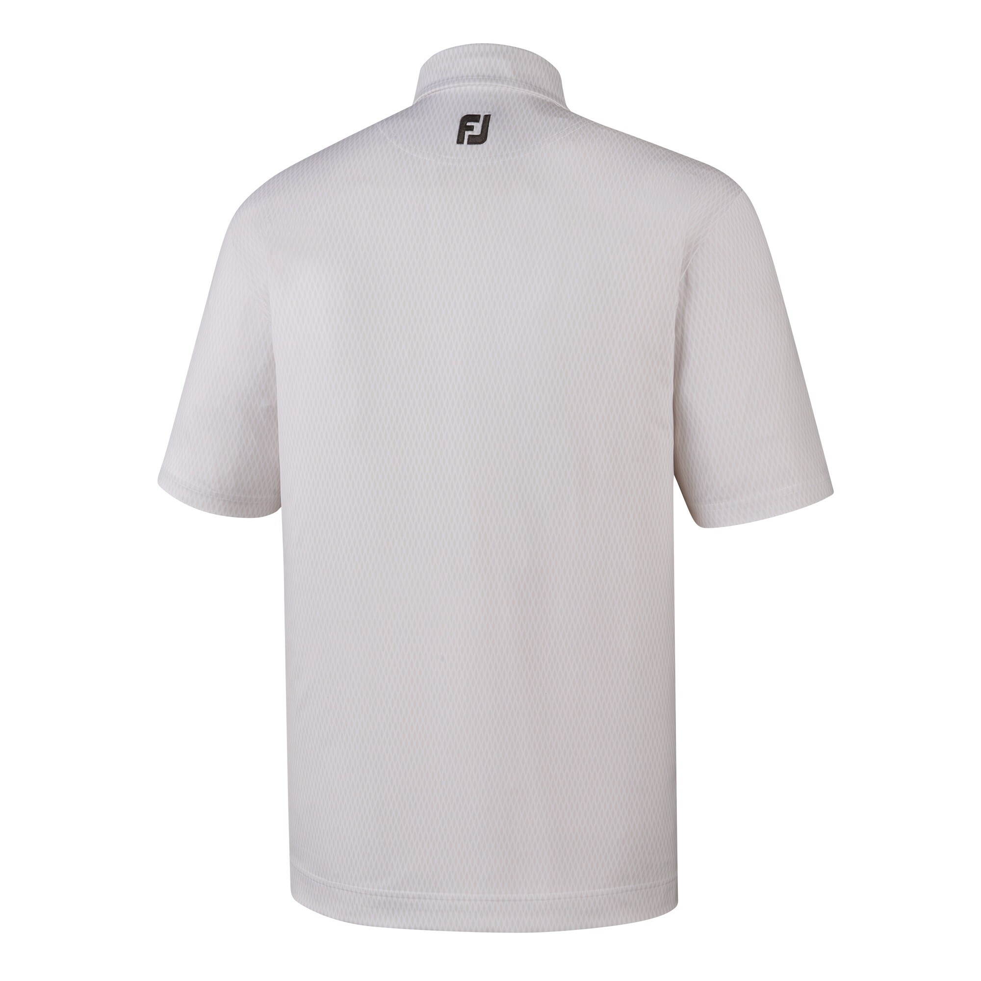 Tonal Wave Lisle Print Spread Collar
