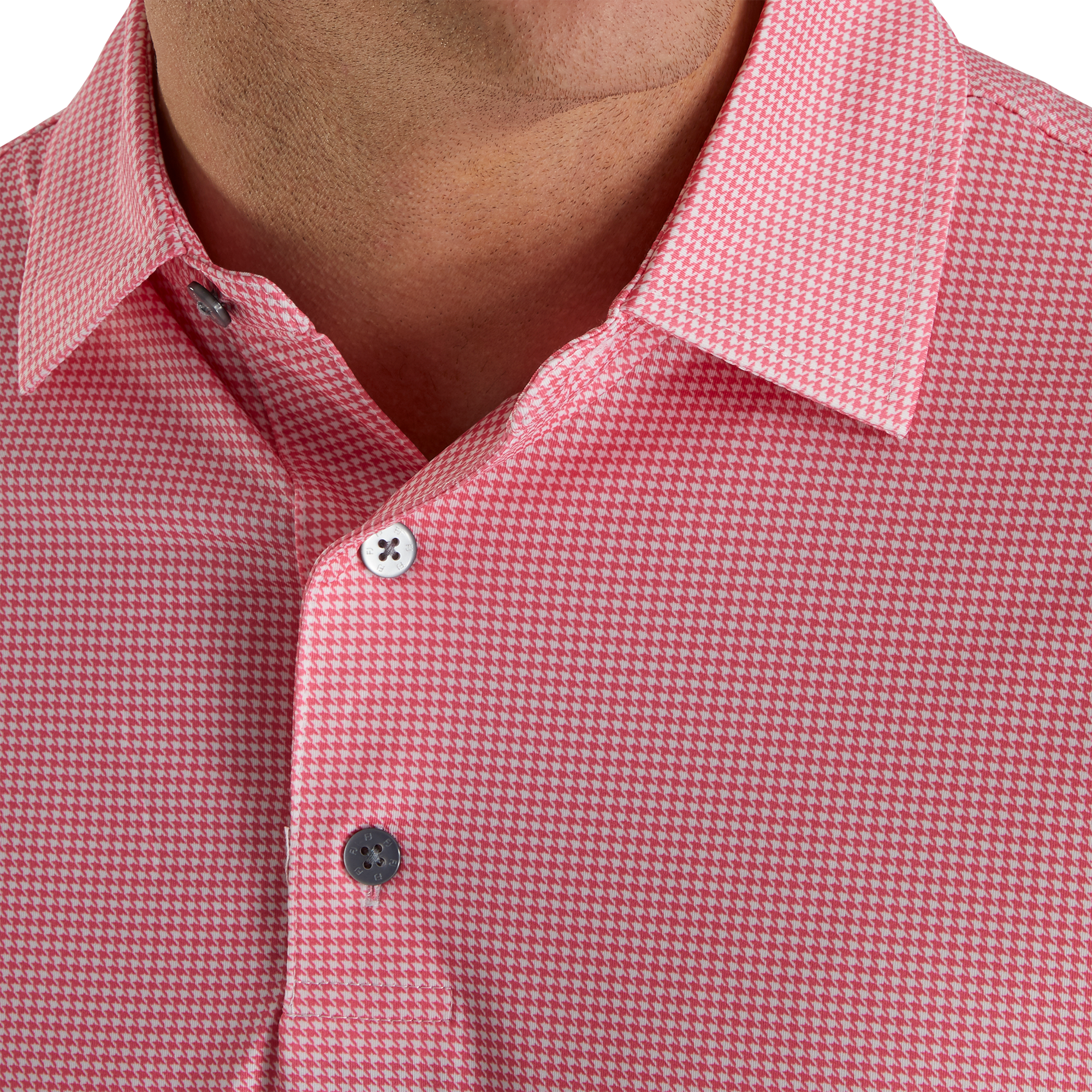 Heather Lisle Houndstooth Self Collar