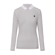 BACK ZIP POLO SHIRT WMN