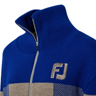 1/2 ZIP LONG KNIT WMN