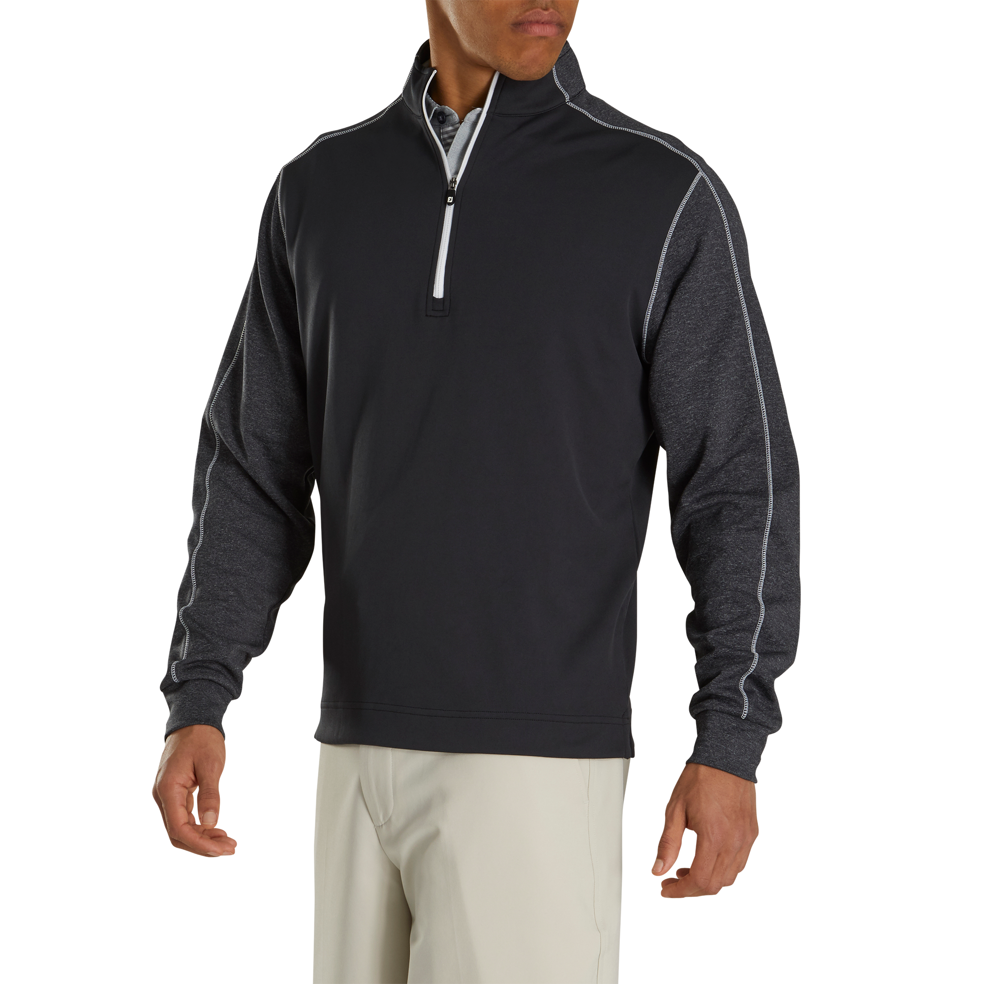 Tonal Heather Mid-Layer