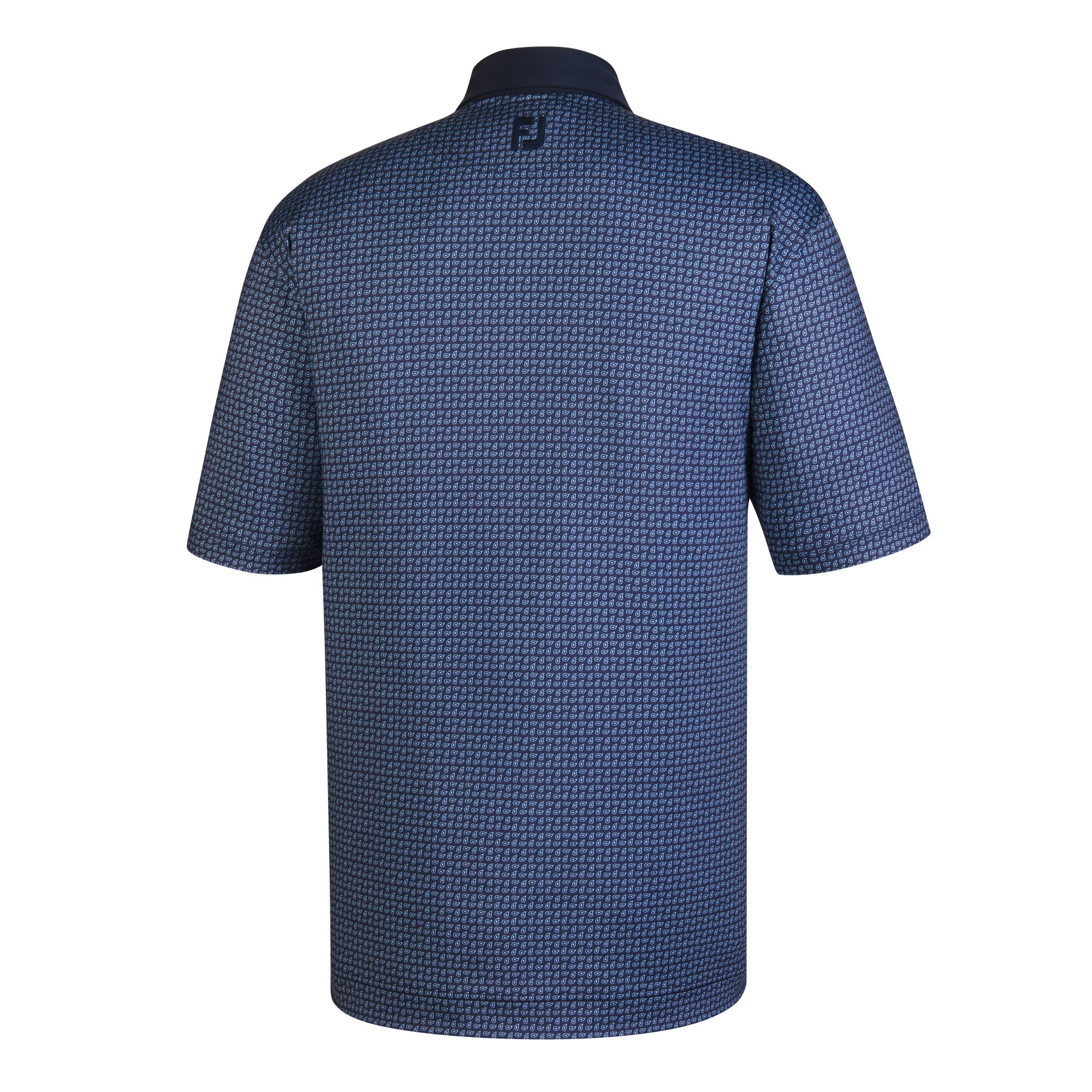 Lisle Paisley Print Self Collar