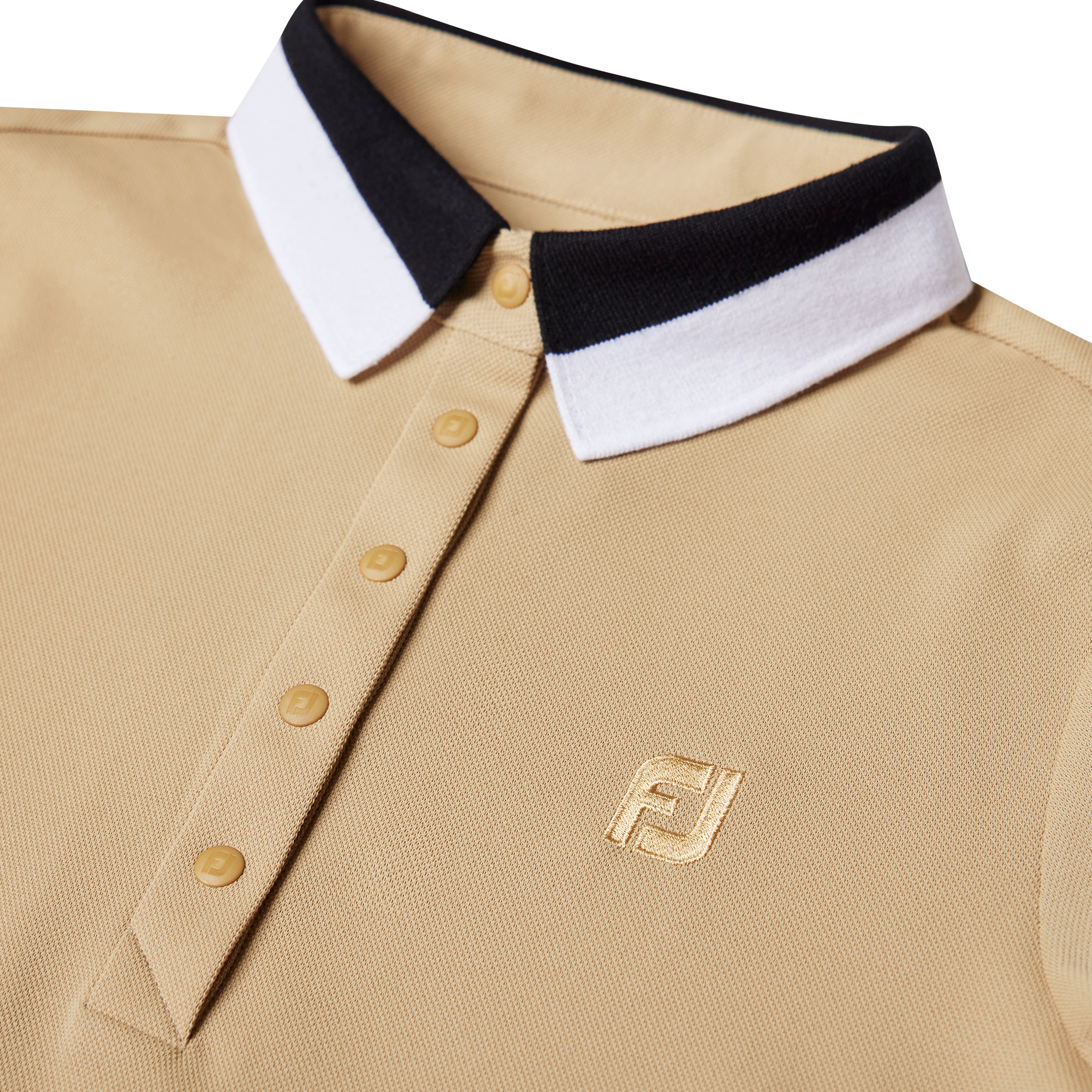 Knit Collar Polo Shirt Women