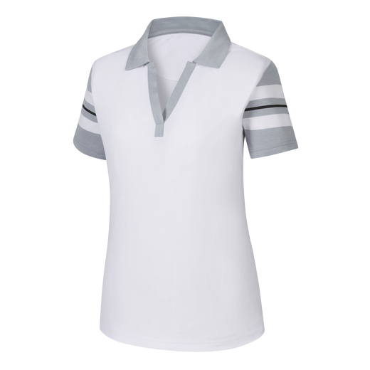 Baby Pique Sleeve Stripe Shirt Women