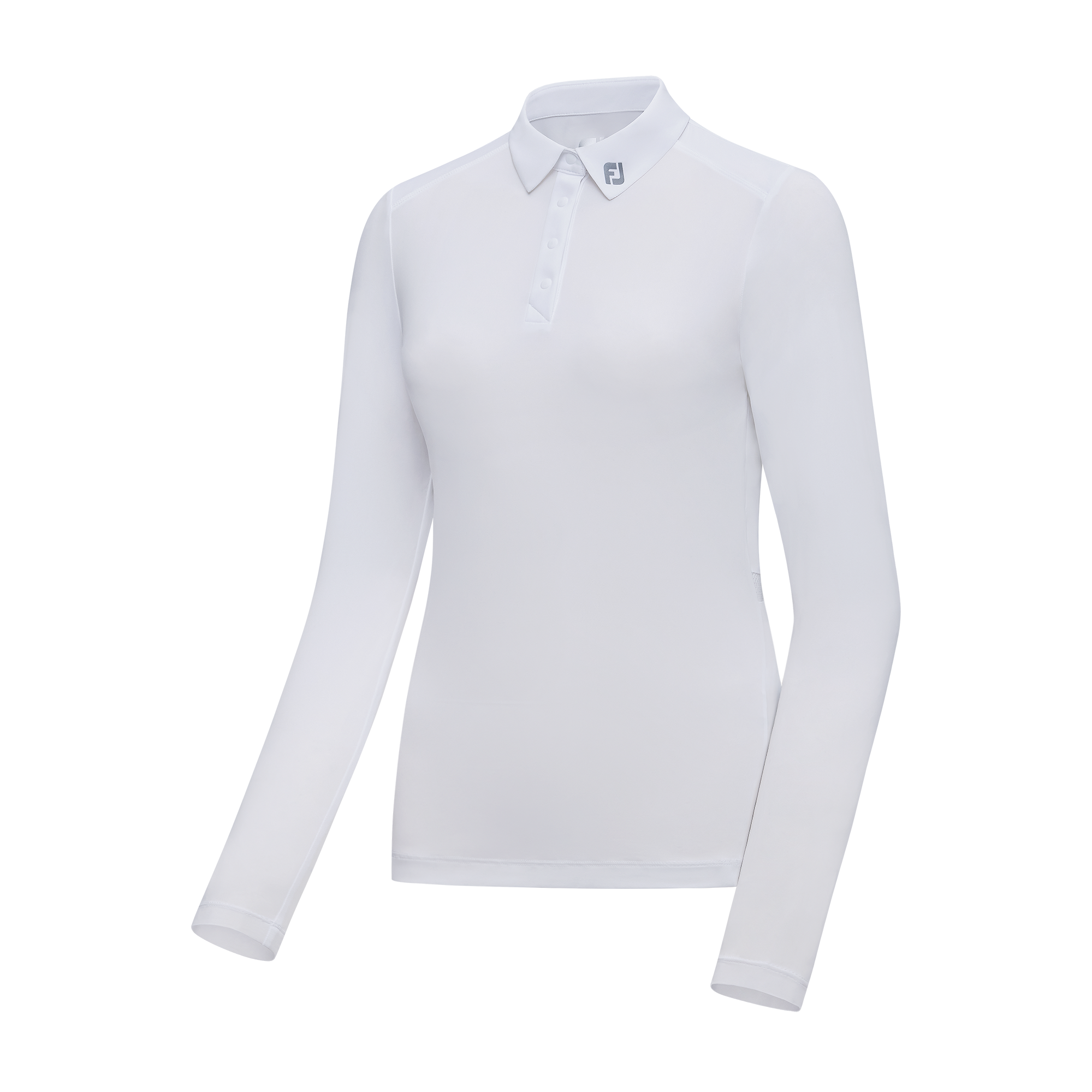 Part Mesh Polo Shirt Women