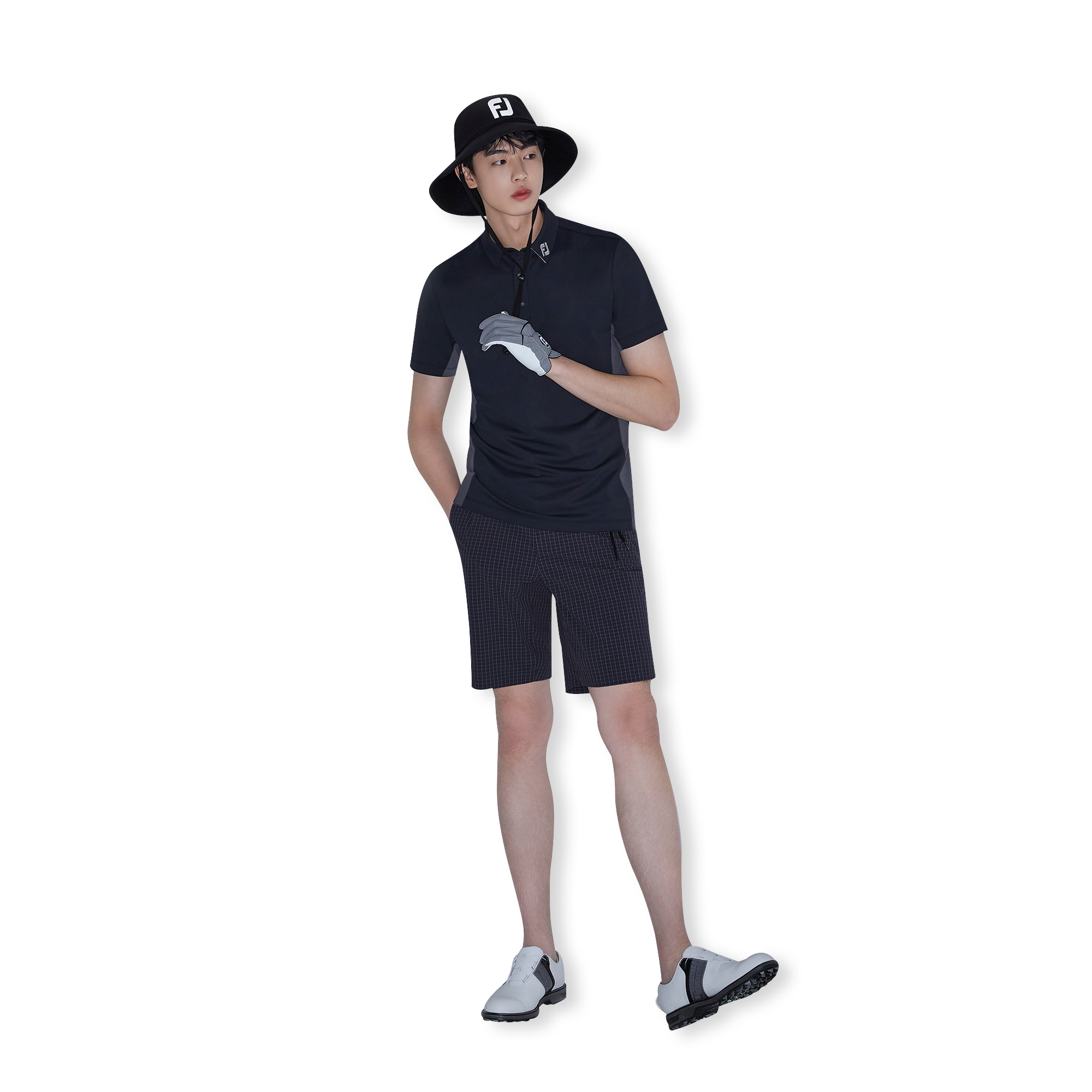 Side Knit Polo Shirt