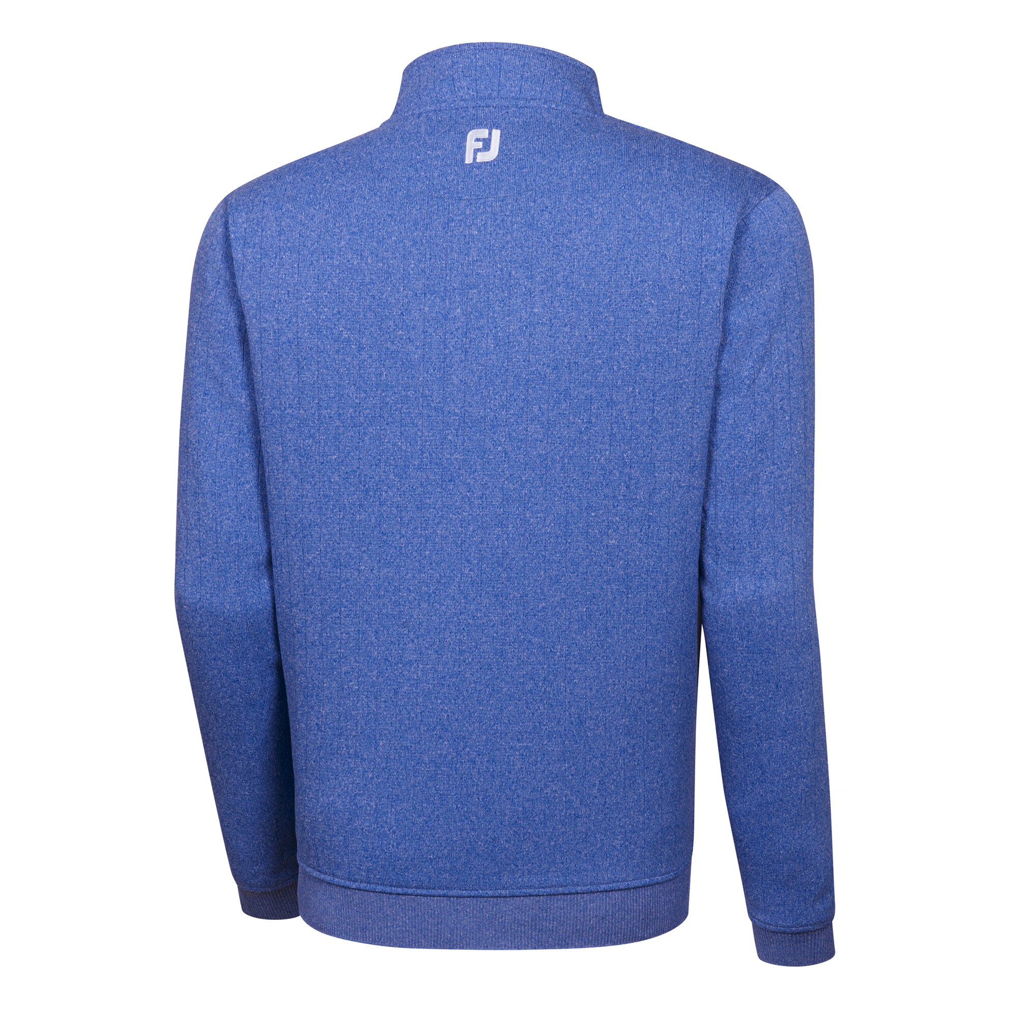 Drop Needle Half-Zip Gathered Waist