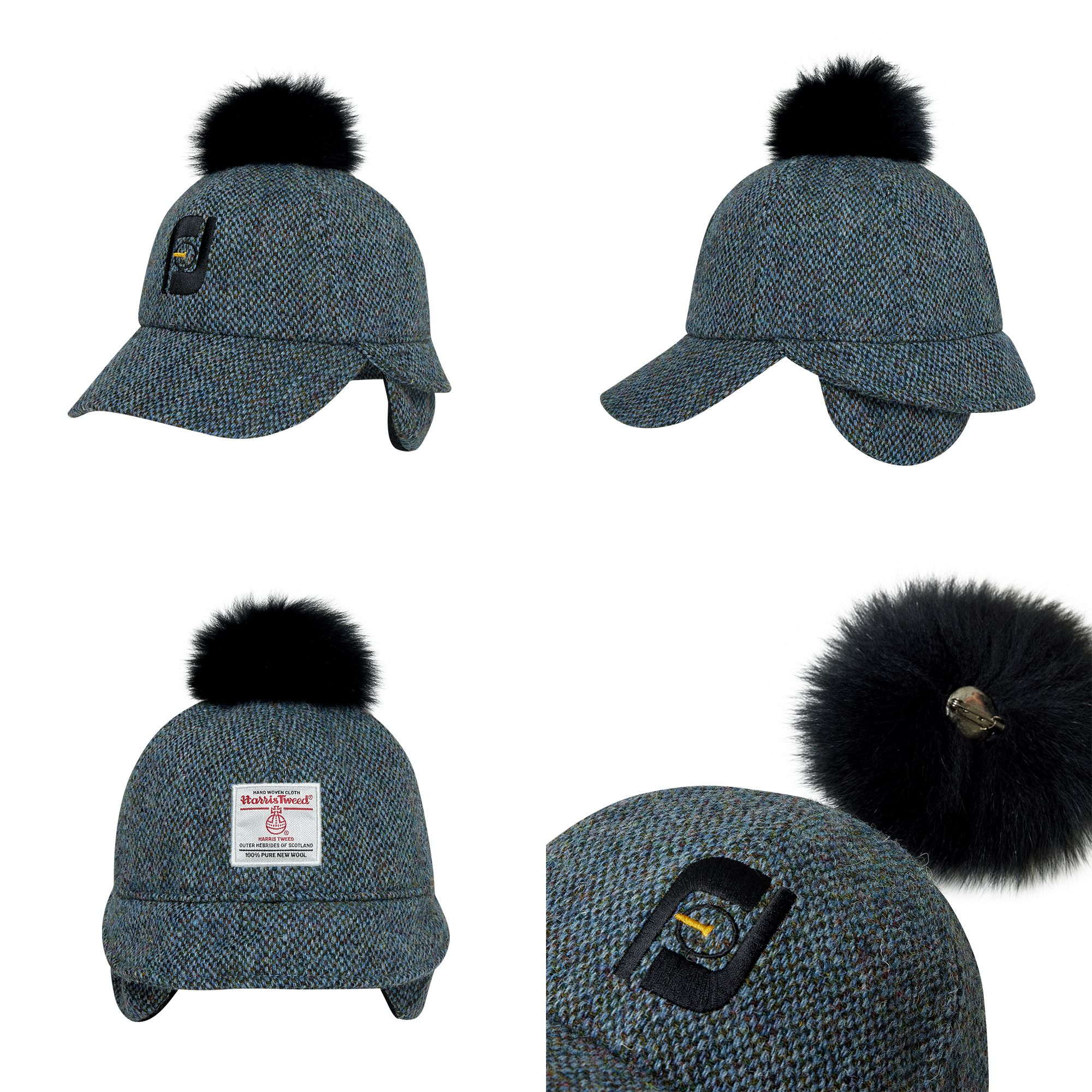 Harris Tweed Cap Women