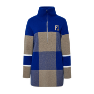1/2 ZIP LONG KNIT WMN