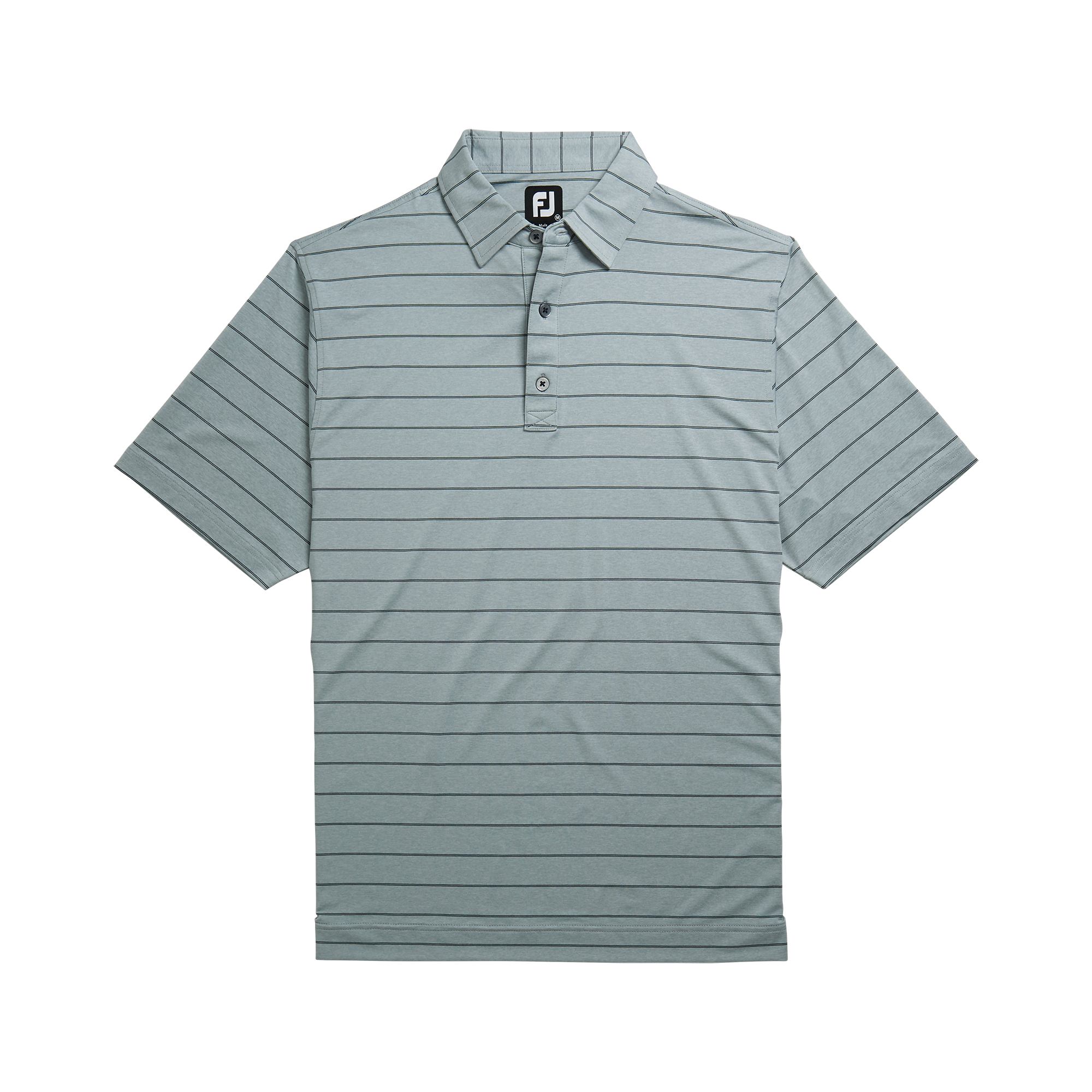Lisle Double Pin Stripe Self Collar
