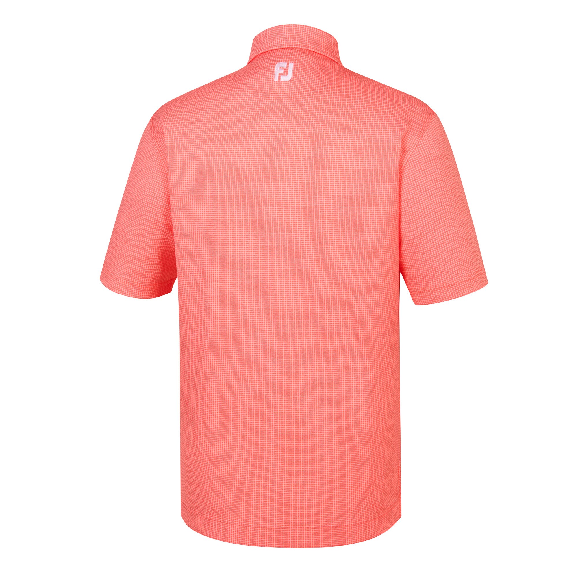Heather Jacquard Mini Check Self Collar