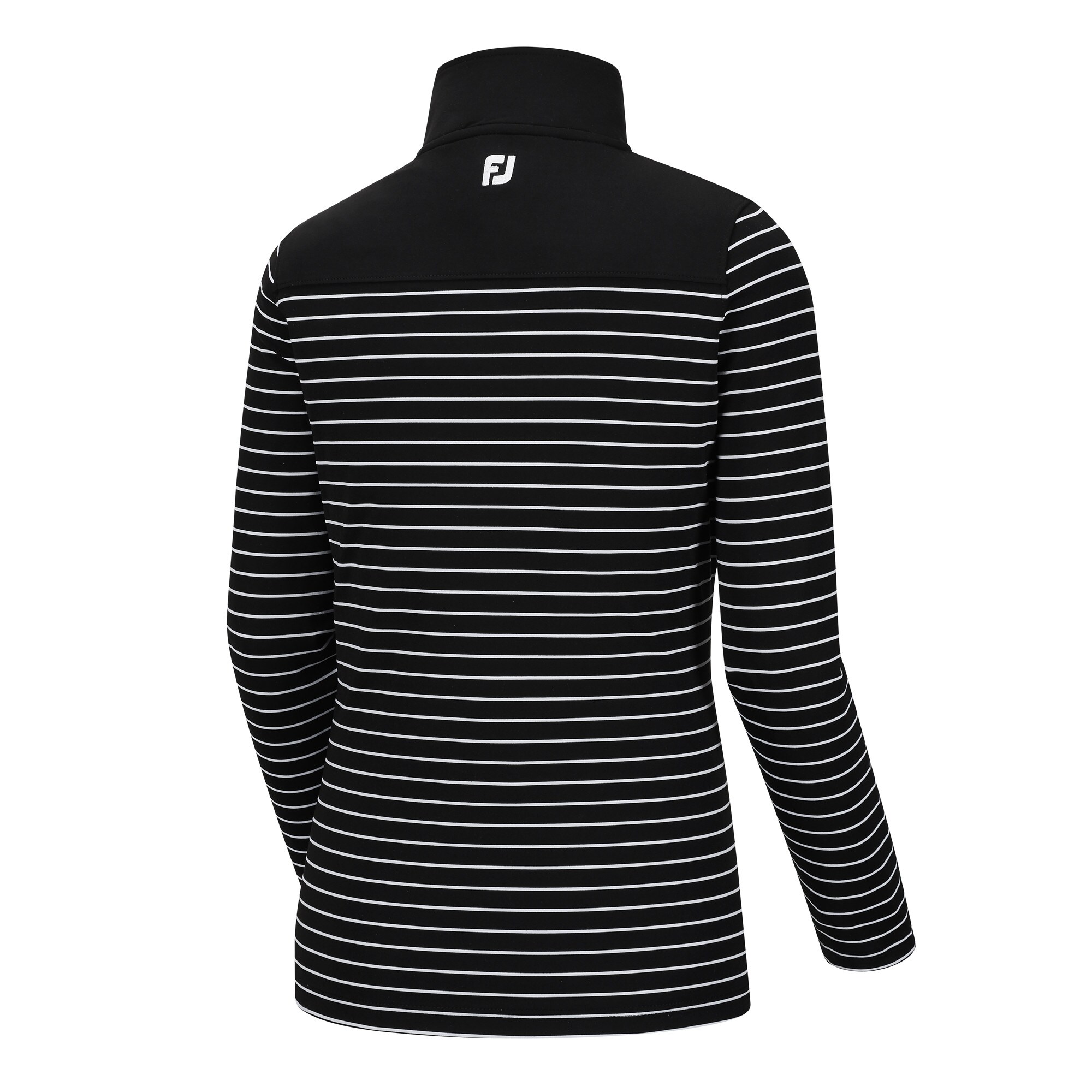 Half-Zip Stripe + Solid Yoke Women