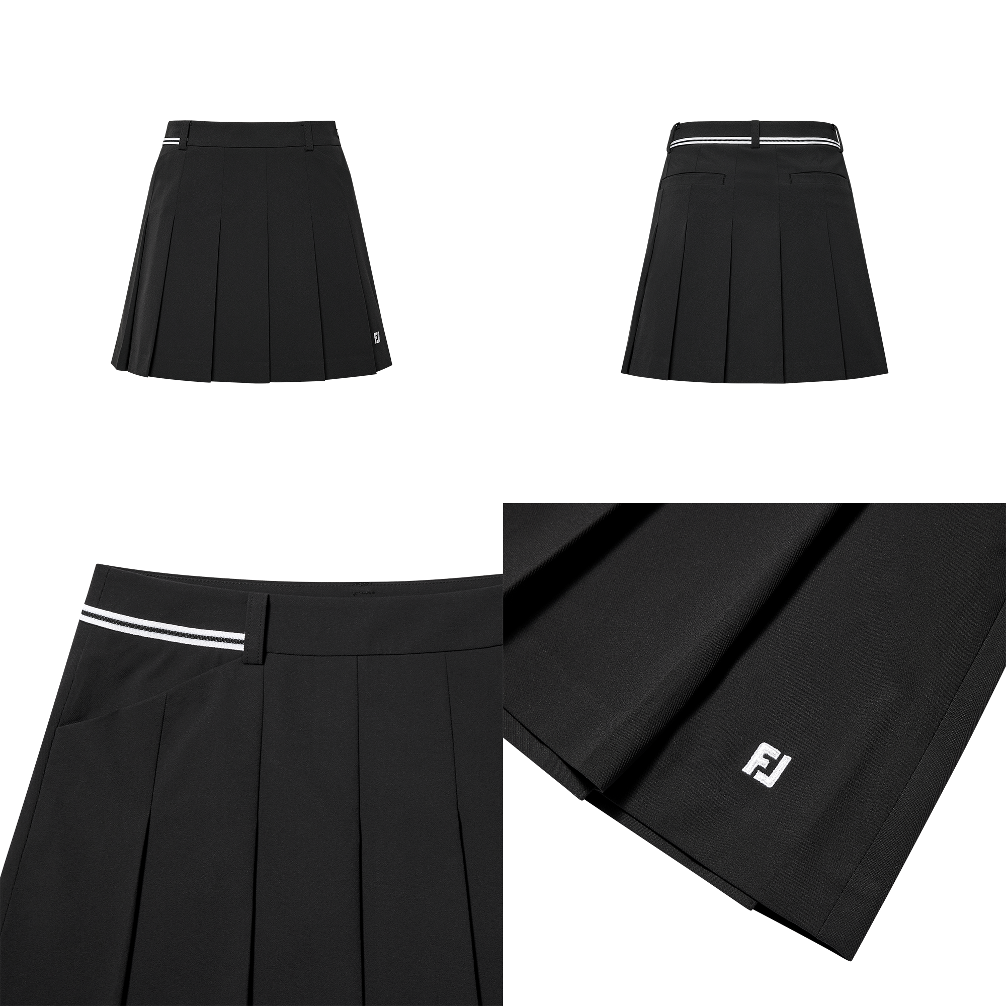 여성 플리츠 스코트