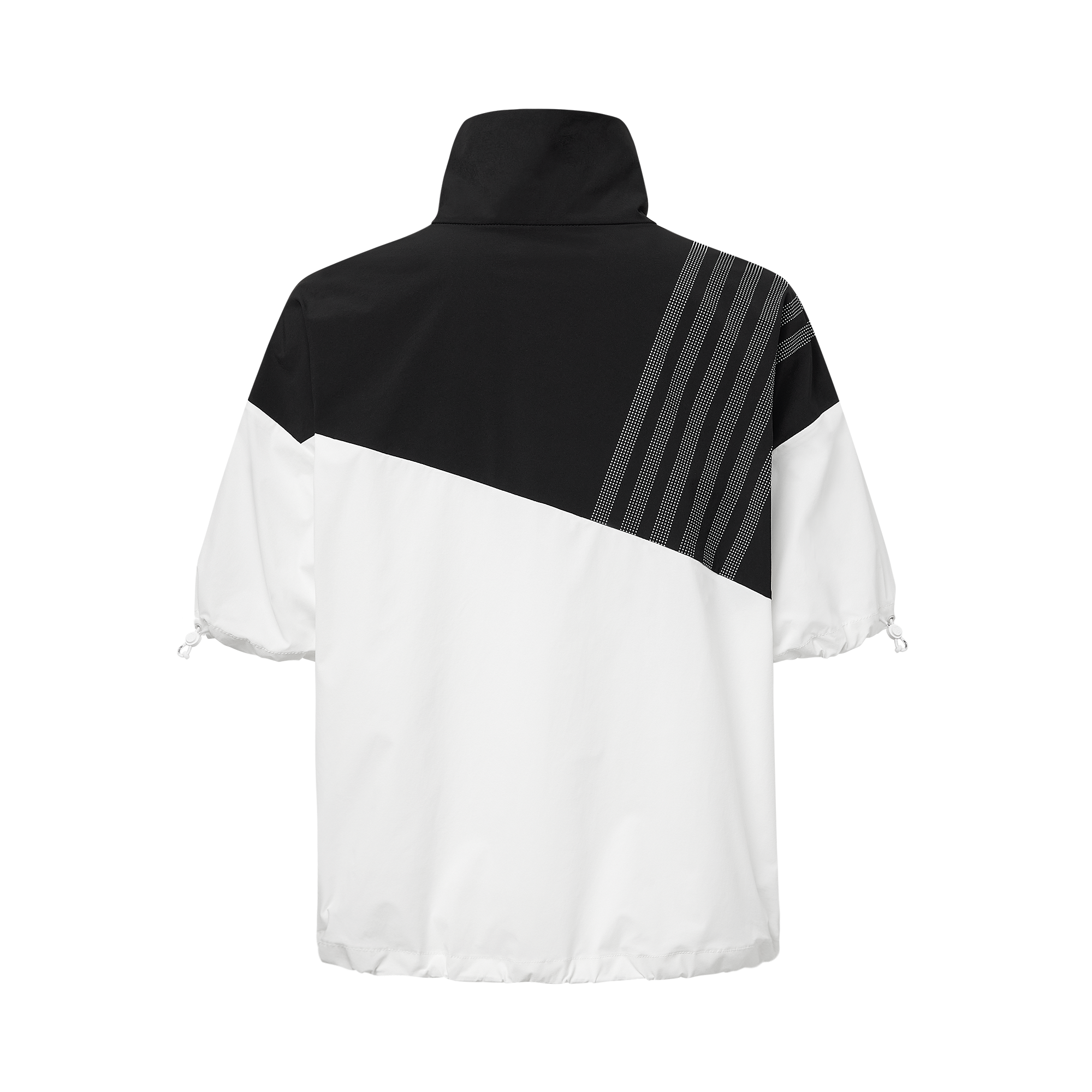 여성 스트라이프 로고 아노락 자켓