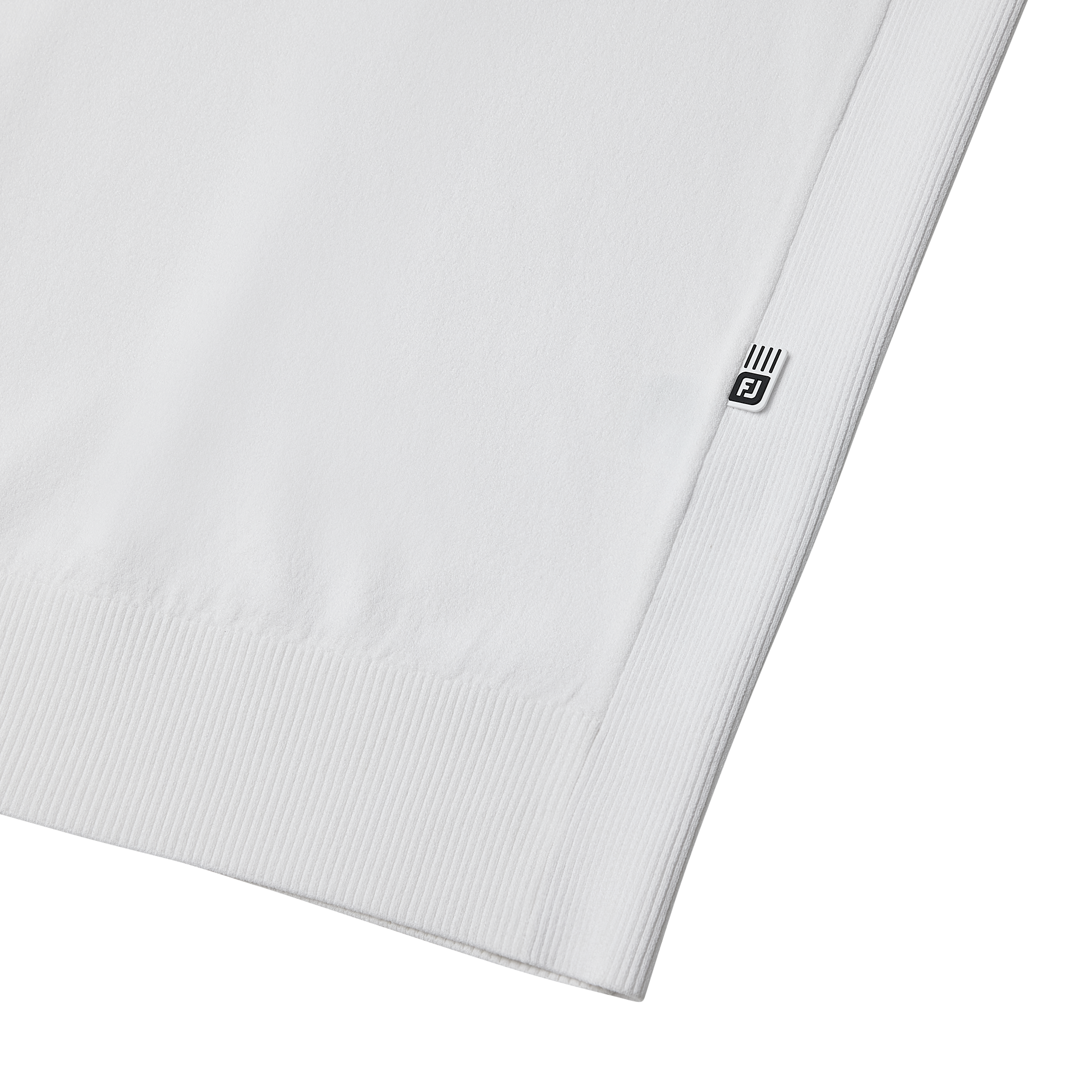 스트라이프 로고 니트 반팔 폴로 셔츠