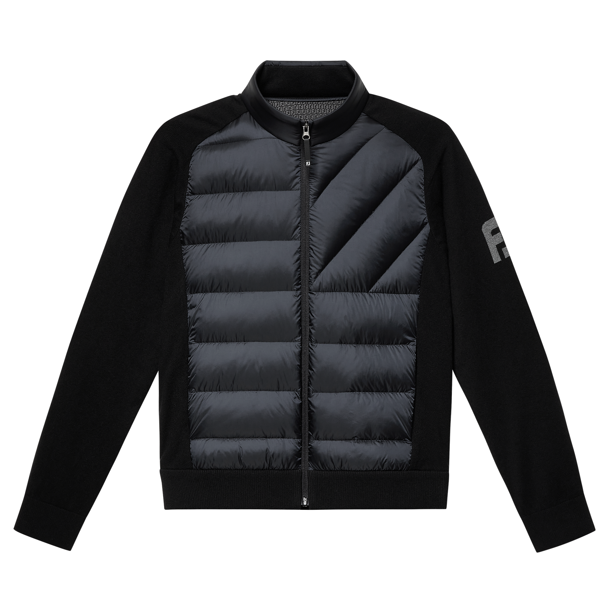 하이브리드 니트 다운 자켓