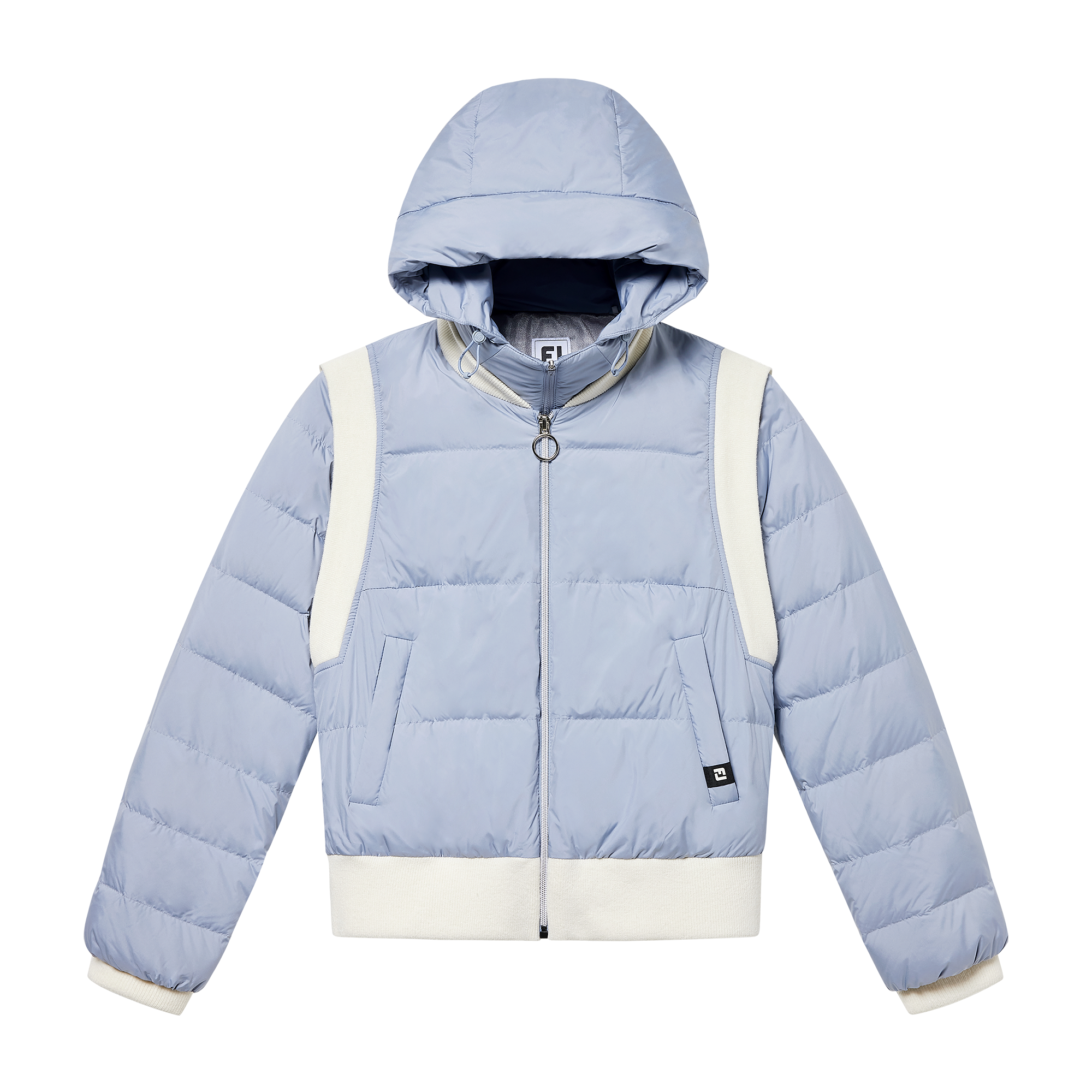 여성 투인원 다운 자켓