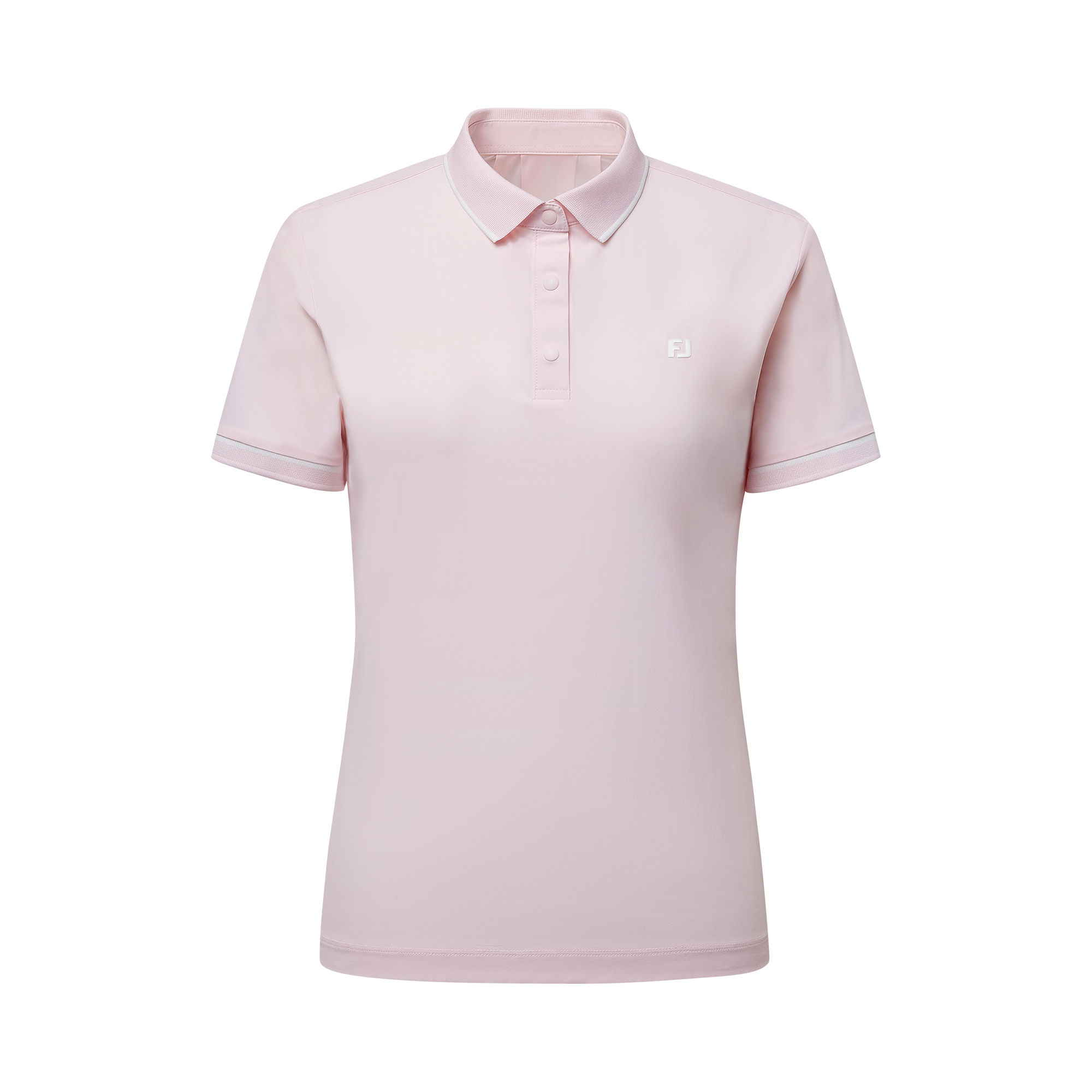 여성 여름 우븐 반팔 폴로 셔츠