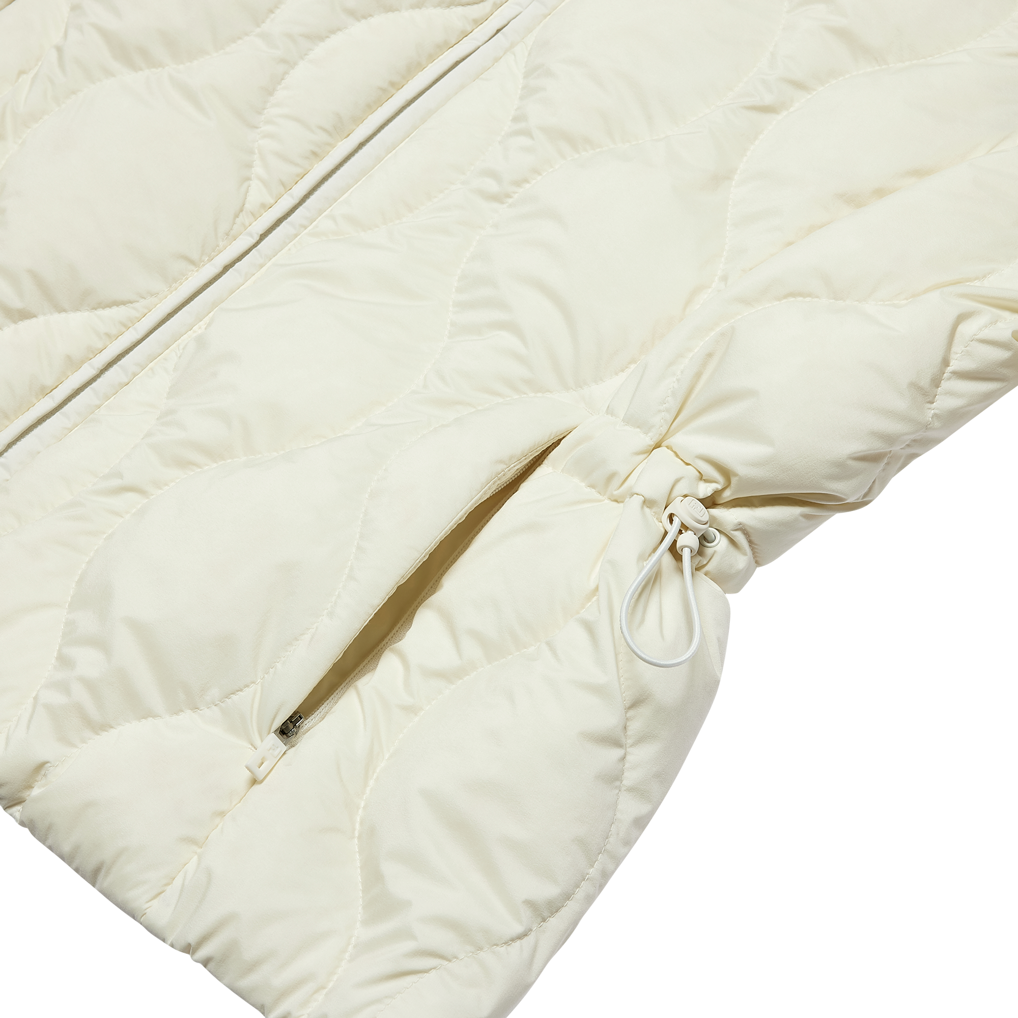 여성 숏 슬리브 다운 자켓